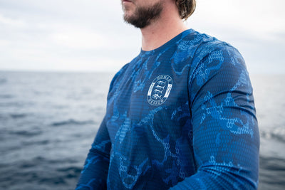 Tech Fishing Shirt - Marine Camo